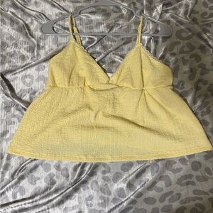 True & Co. Yellow Camisole Top